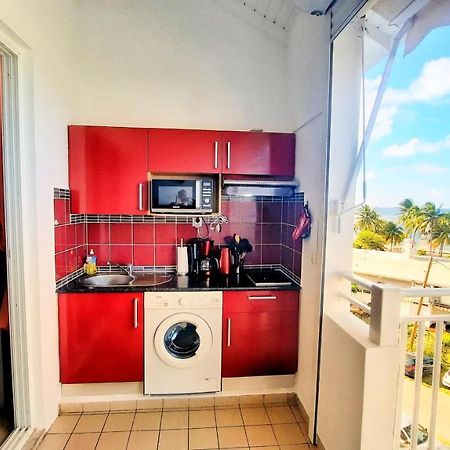 Studio T1 Bis La Belle Vue, Vue Mer, Wifi, Plage A 50M Le Moule Exteriör bild